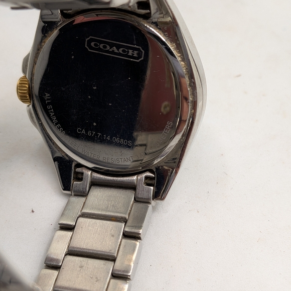 Coach Madison Two-Tone Crystal Watch | Mother of Pearl Dial - Picture 5 of 5